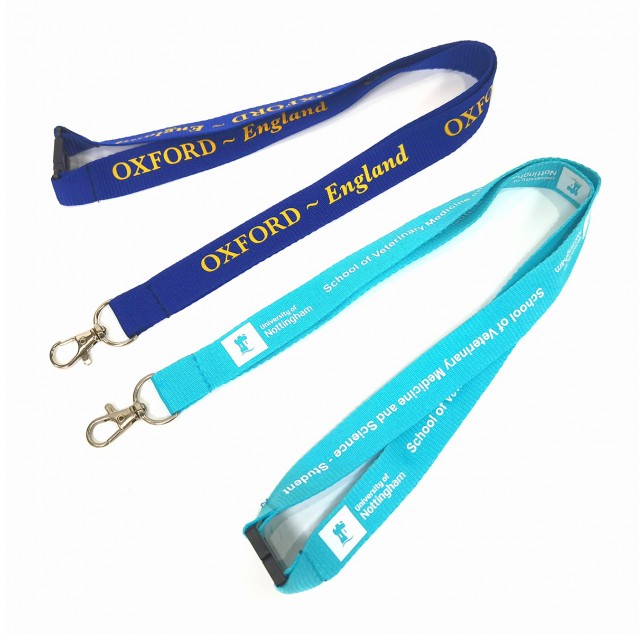 Polyester Lanyards with Safety Breakaway