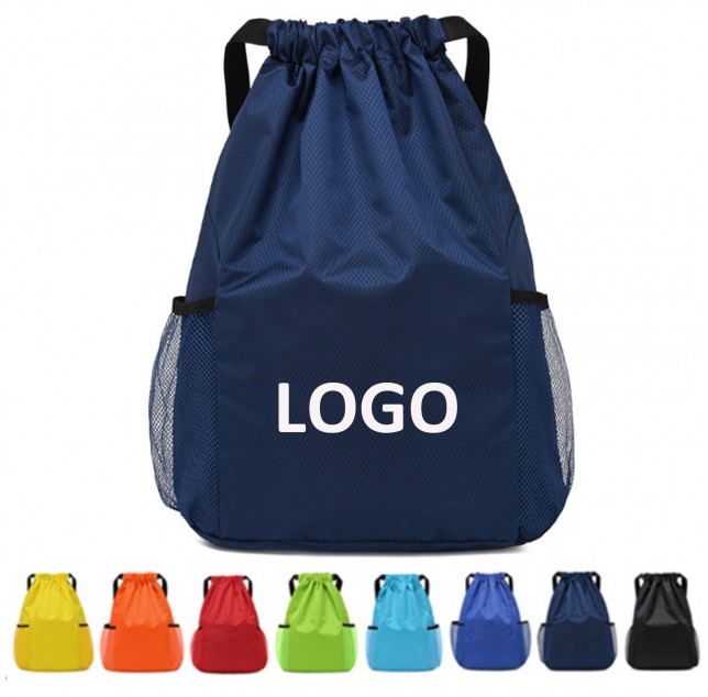 Mesh Panel Drawstring Backpack Mesh Panel Drawstring Backpack