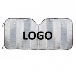 Silver Reflective Accordion Car Sunshade