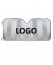 Silver Reflective Accordion Car Sunshade