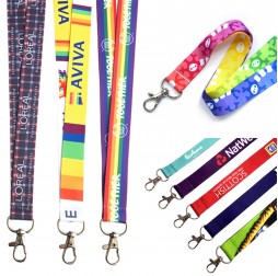 Dye-Sublimation Lanyards With Lobster Clasp