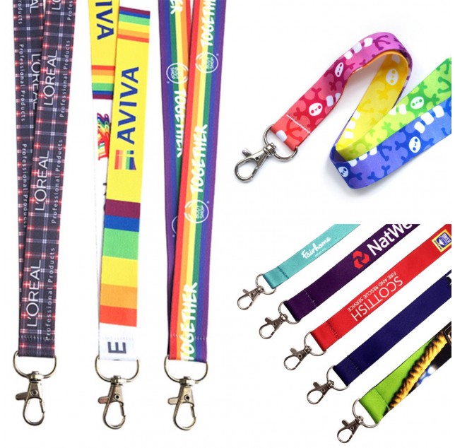 Dye-Sublimation Lanyards With Lobster Clasp
