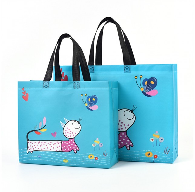 Full-Color Laminated Non-Woven Tote Bag
