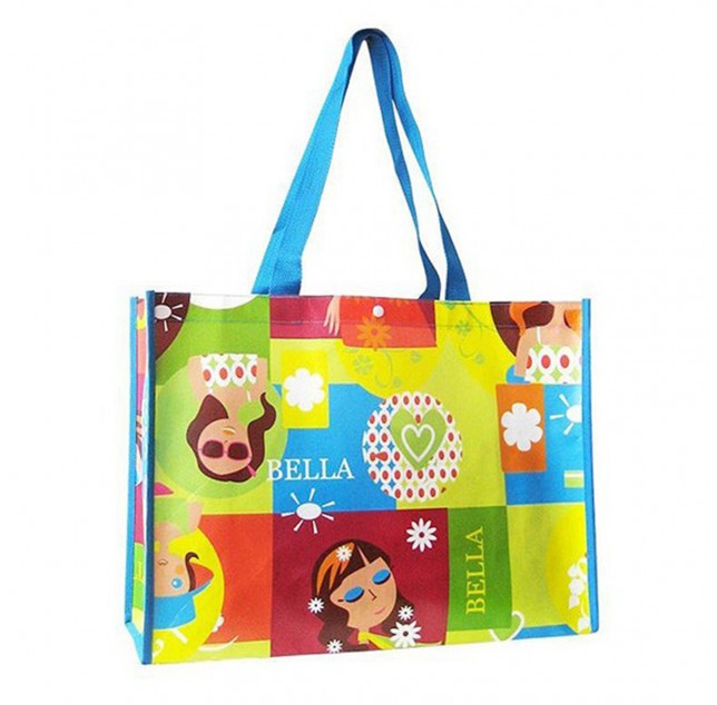 Laminated non-woven tote bag