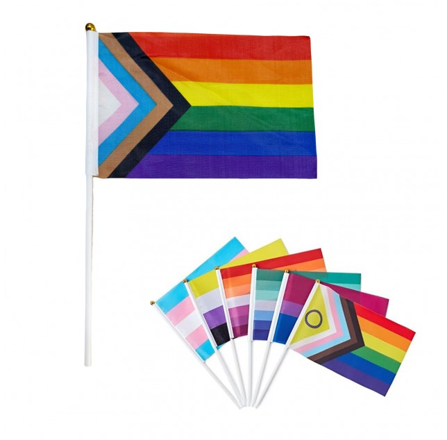 Handheld Progress Pride Flag